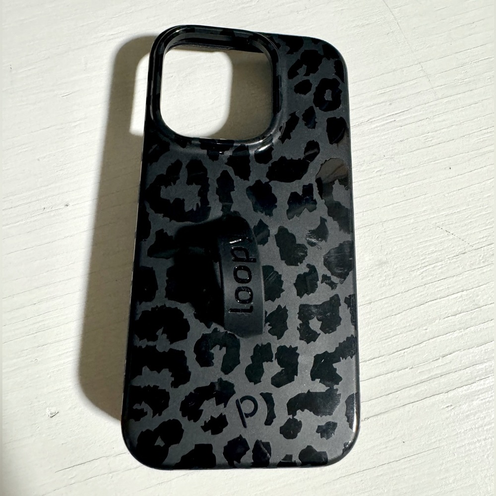 Loopy Case - iPhone 14 Pro Midnight Leopard